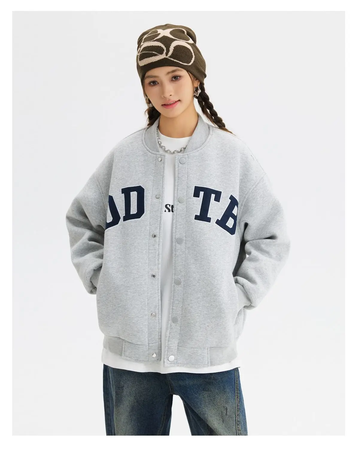 Baseball Jackets High Quality Womens Winter Splicing Design Dreamy Bohemian Both Sides Gothic Goth Retro Medieval Tweed Ethnic
Baseball Jackets High Quality Womens Winter Splicing Design Dreamy Bohemian Both Sides Gothic Goth Retro Medieval Tweed Ethnic