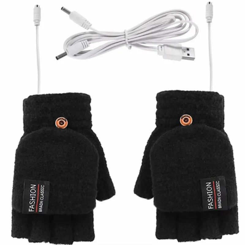 Electric heated gloves USB rechargeable touch screen knitted variable fingerless warm gloves suitable for outdoor cycling skiing
Electric heated gloves USB rechargeable touch screen knitted variable fingerless warm gloves suitable for outdoor cycling skiing