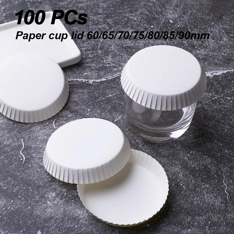 100PCs Disposable Paper Cup Lid Glass Paper Covers Drinking Food Grade Coffee Tea Cup Paper Lid Hotel Supplies for Cup
100PCs Disposable Paper Cup Lid Glass Paper Covers Drinking Food Grade Coffee Tea Cup Paper Lid Hotel Supplies for Cup