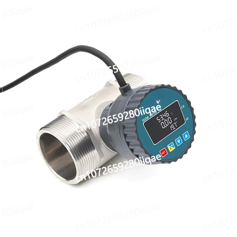 LCD-DN15~ 50 Display Small Digital Stainless Steel Water Impeller Turbine Flowmeter Flow Sensor, Output 4-20ma
LCD-DN15~ 50 Display Small Digital Stainless Steel Water Impeller Turbine Flowmeter Flow Sensor, Output 4-20ma