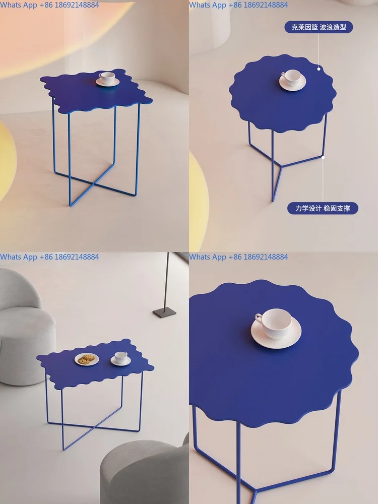 Klein Blue Coffee Table Minimalist Iron Side Table for Living Room Sofa
Klein Blue Coffee Table Minimalist Iron Side Table for Living Room Sofa