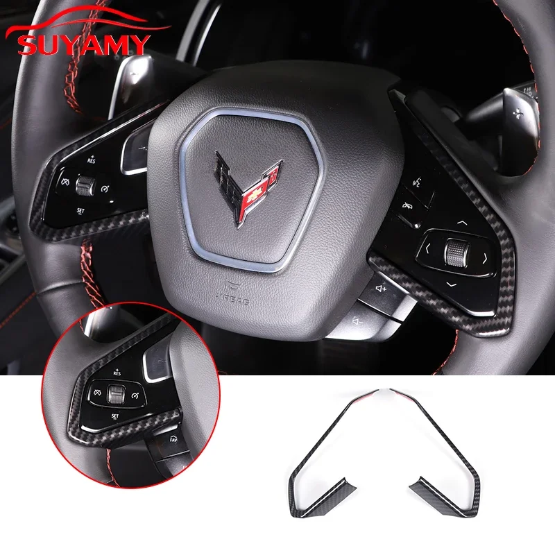 ABS Car Steering Wheel Button Panel Frame Trim Cover For 2020-2023 Corvette C8 Auto Interior Accessories
ABS Car Steering Wheel Button Panel Frame Trim Cover For 2020-2023 Corvette C8 Auto Interior Accessories