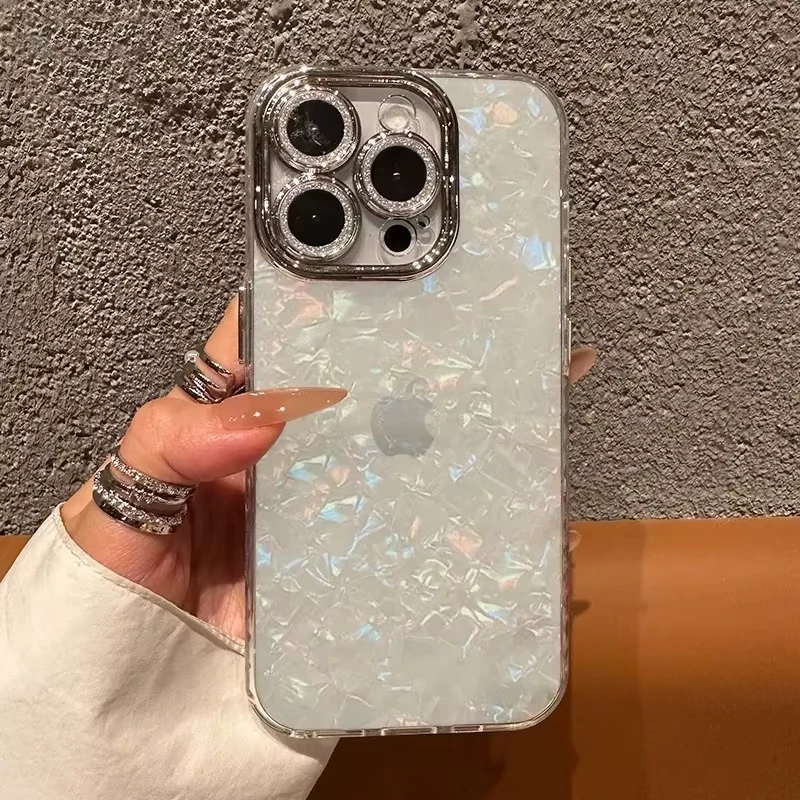 Luxury Glitter Dreamy Conch Shell Phone Case 17 16 15 14 13 Pro Max 17 Air Laser Marble Shiny Clear IMD Shockproof Bumper Cover
Luxury Glitter Dreamy Conch Shell Phone Case 17 16 15 14 13 Pro Max 17 Air Laser Marble Shiny Clear IMD Shockproof Bumper Cover