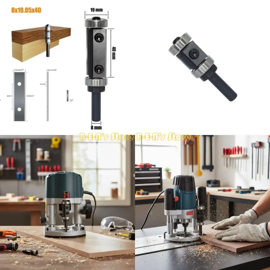 Y1AD Professional Woodworking Trimmer Replaceable Cutting Head Double Ball Bearing Structure Alloy Steel Crafting Tool For Edged
Y1AD Professional Woodworking Trimmer Replaceable Cutting Head Double Ball Bearing Structure Alloy Steel Crafting Tool For Edged