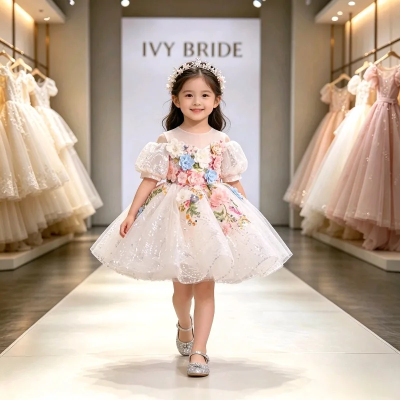 Fairy Luxury Girls' Floral Evening Dresses Children's Flower Birthday Princess Dress Host Banquet Catwalk Evening Dress
Fairy Luxury Girls' Floral Evening Dresses Children's Flower Birthday Princess Dress Host Banquet Catwalk Evening Dress