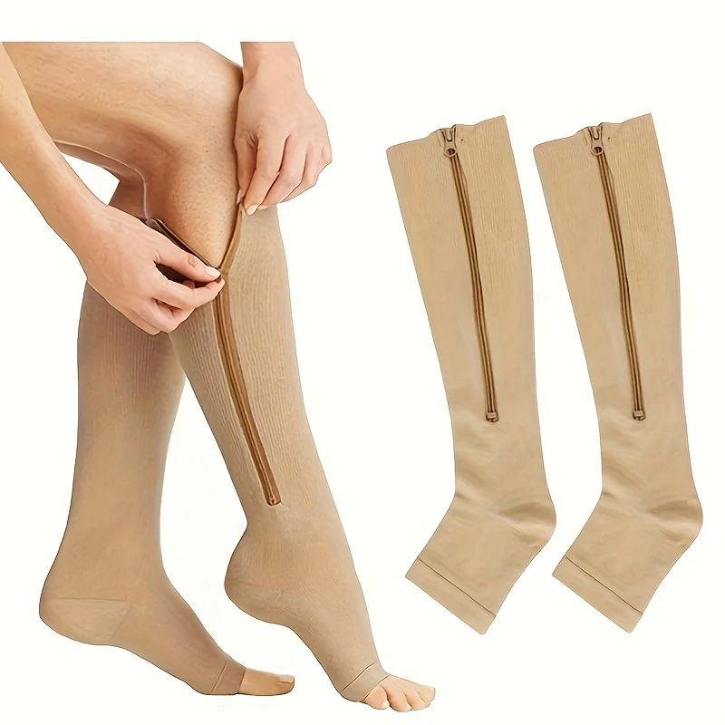 Sports pressure socks Breathable shaping socks Zipper socks Compression socks Stockings
Sports pressure socks Breathable shaping socks Zipper socks Compression socks Stockings