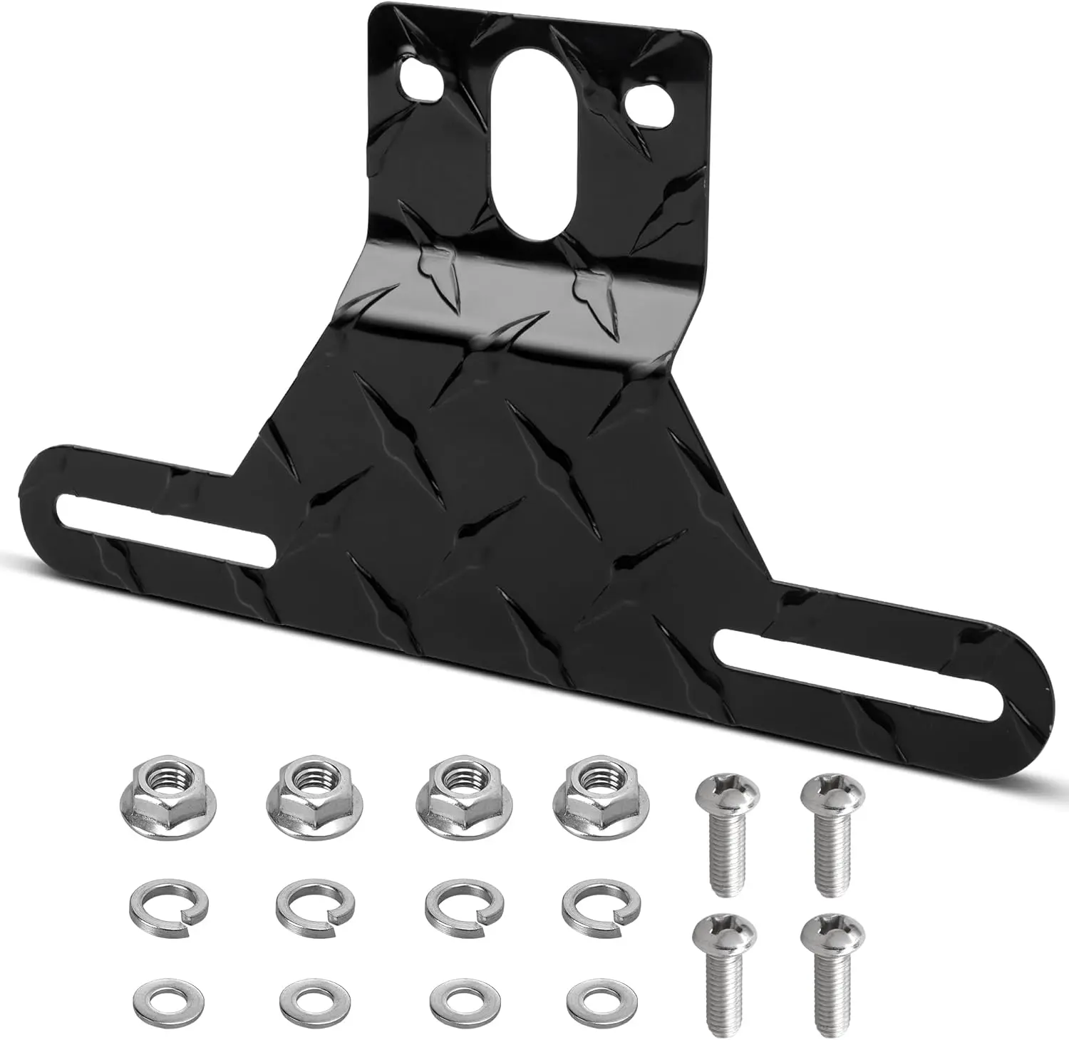 Trailer License Plate Light Holder Aluminum Utility Bracket for RV ATV, Adjustable Metal Tag Frame Mounting Kit with Stainless
Trailer License Plate Light Holder Aluminum Utility Bracket for RV ATV, Adjustable Metal Tag Frame Mounting Kit with Stainless
