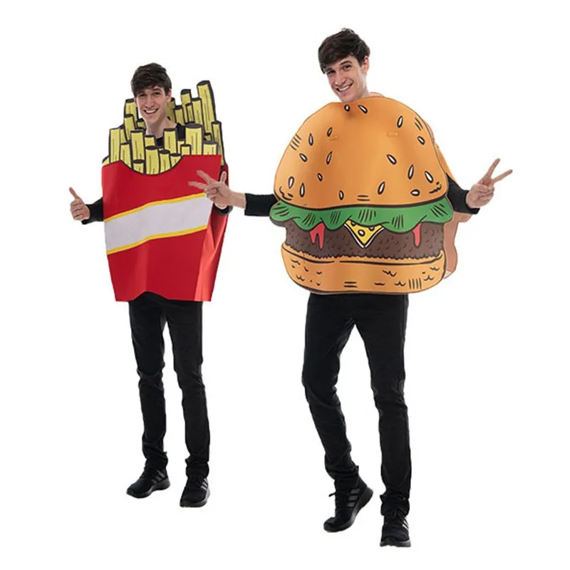Halloween Funny Food Cosplay Burger French Fries Coca-Cola Can Company Annual Party Bar Nightclub DS Costume Accessories
Halloween Funny Food Cosplay Burger French Fries Coca-Cola Can Company Annual Party Bar Nightclub DS Costume Accessories