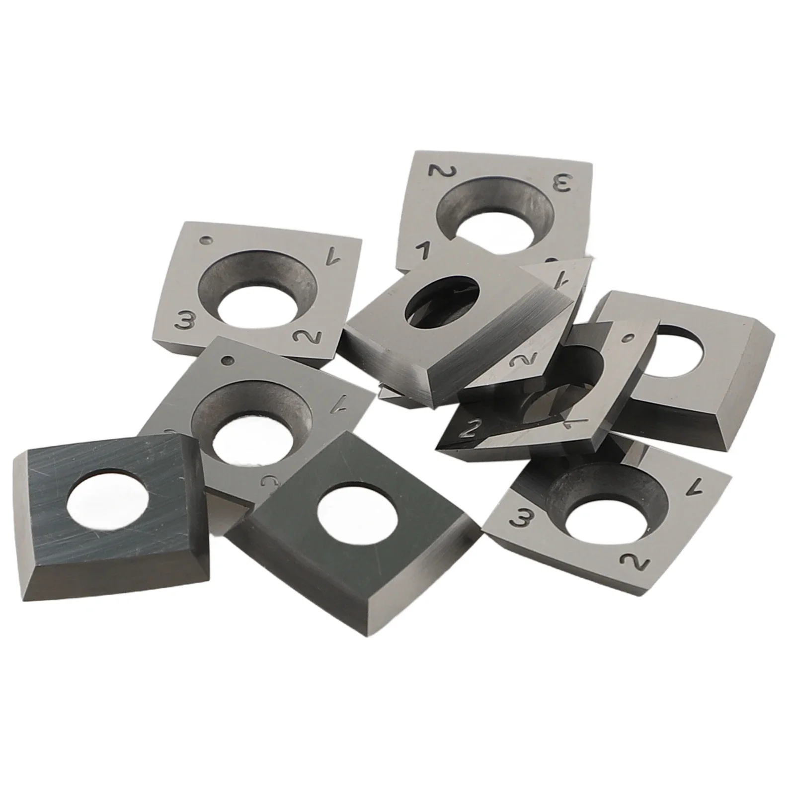 Carbide Inserts Cutting Tools 15mm X 15mm X 2.5mm Byrd Shelix Cutter Solid Construction Square Shape 4 Cutting Edges
Carbide Inserts Cutting Tools 15mm X 15mm X 2.5mm Byrd Shelix Cutter Solid Construction Square Shape 4 Cutting Edges