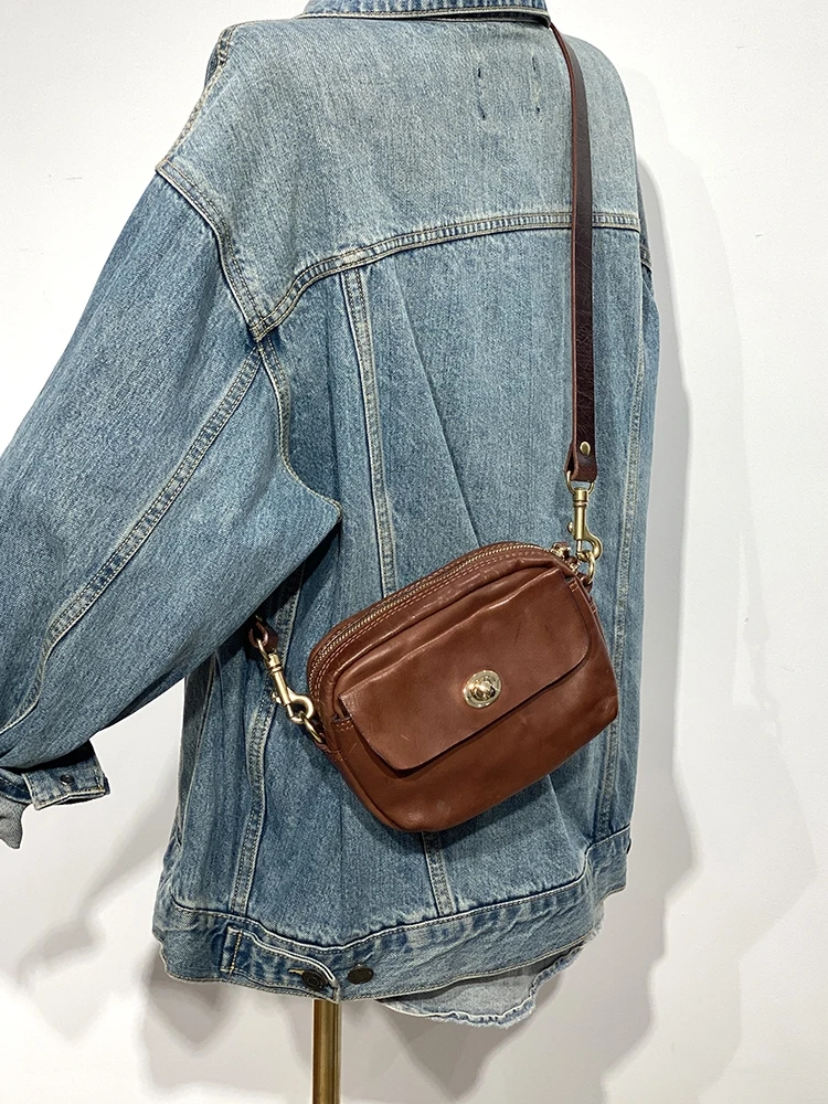 PNDME vintage designer handmade cow leather women's small shoulder bag outdoor travel genuine leather female crossbody bag
PNDME vintage designer handmade cow leather women's small shoulder bag outdoor travel genuine leather female crossbody bag