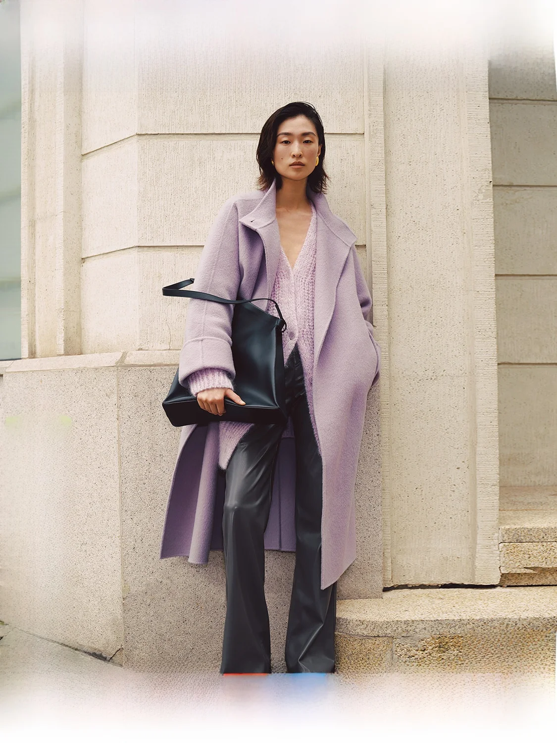 Elegant Double-Faced Woolen Coat with Stand Collar And Button Detail for Women Camel Hair Romantic Winter Fashion Outerwear
Elegant Double-Faced Woolen Coat with Stand Collar And Button Detail for Women Camel Hair Romantic Winter Fashion Outerwear