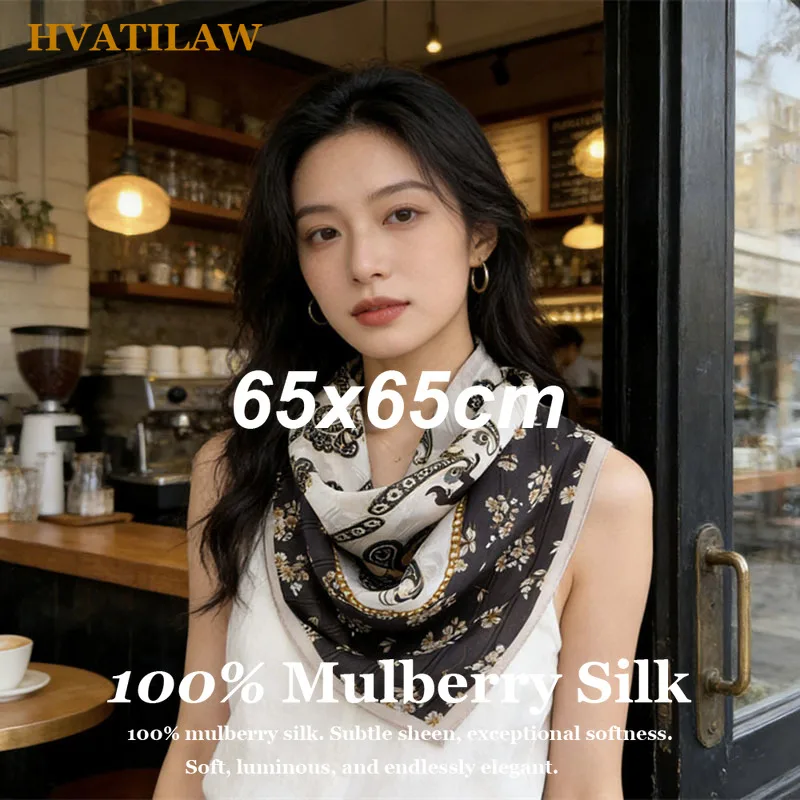 65cm 100% Real Silk Scarf Small Square Silk Neckerchief for Women Vintage Print Silk Neck Scarf Hair Bandana Neckerchief Shawl
65cm 100% Real Silk Scarf Small Square Silk Neckerchief for Women Vintage Print Silk Neck Scarf Hair Bandana Neckerchief Shawl