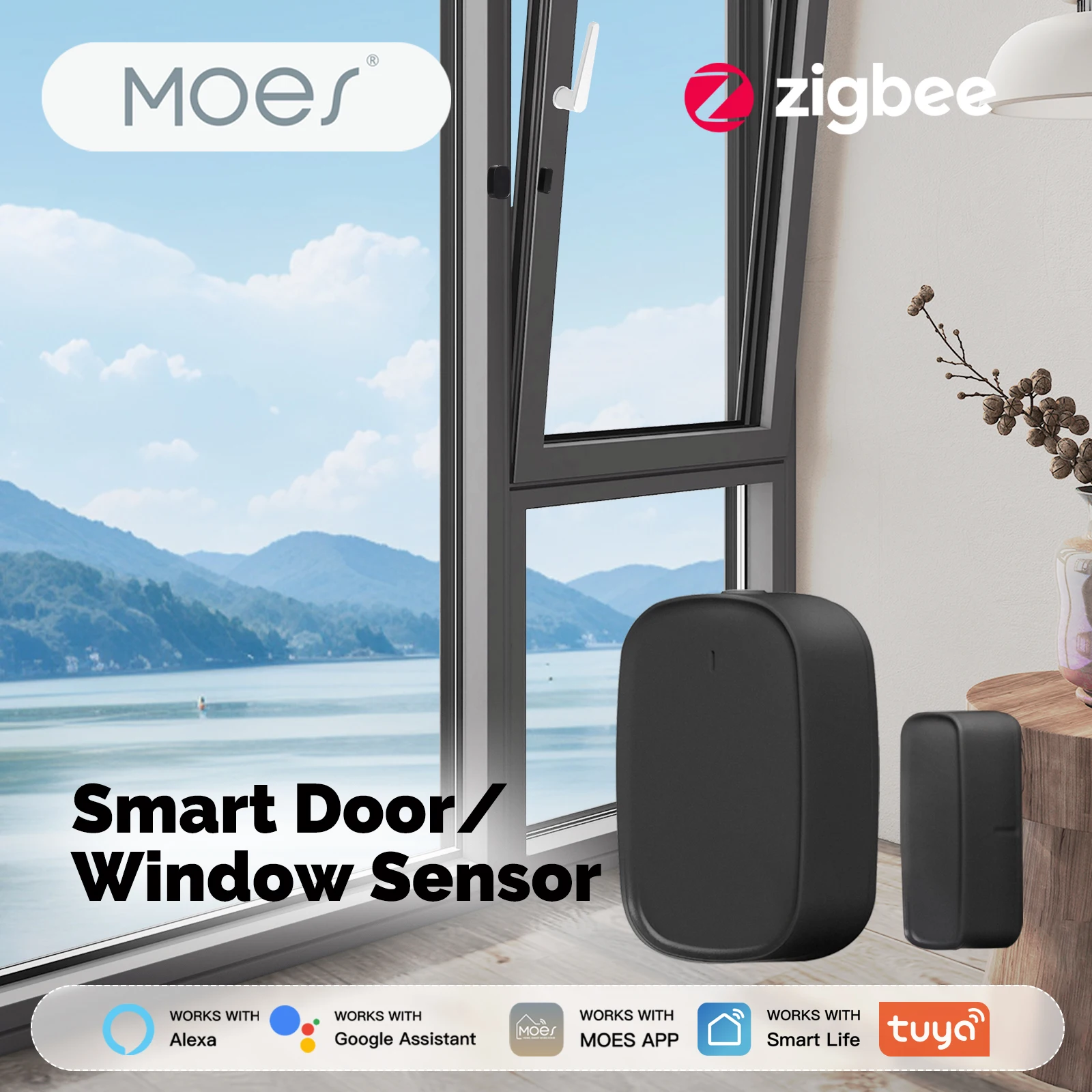 MOES Tuya ZigBee умный датчик двери/окна детектор умный дом охранная сигнализация приложение дистанционное управление работает с Alexa GoogleHome
MOES Tuya ZigBee умный датчик двери/окна детектор умный дом охранная сигнализация приложение дистанционное управление работает с Alexa GoogleHome