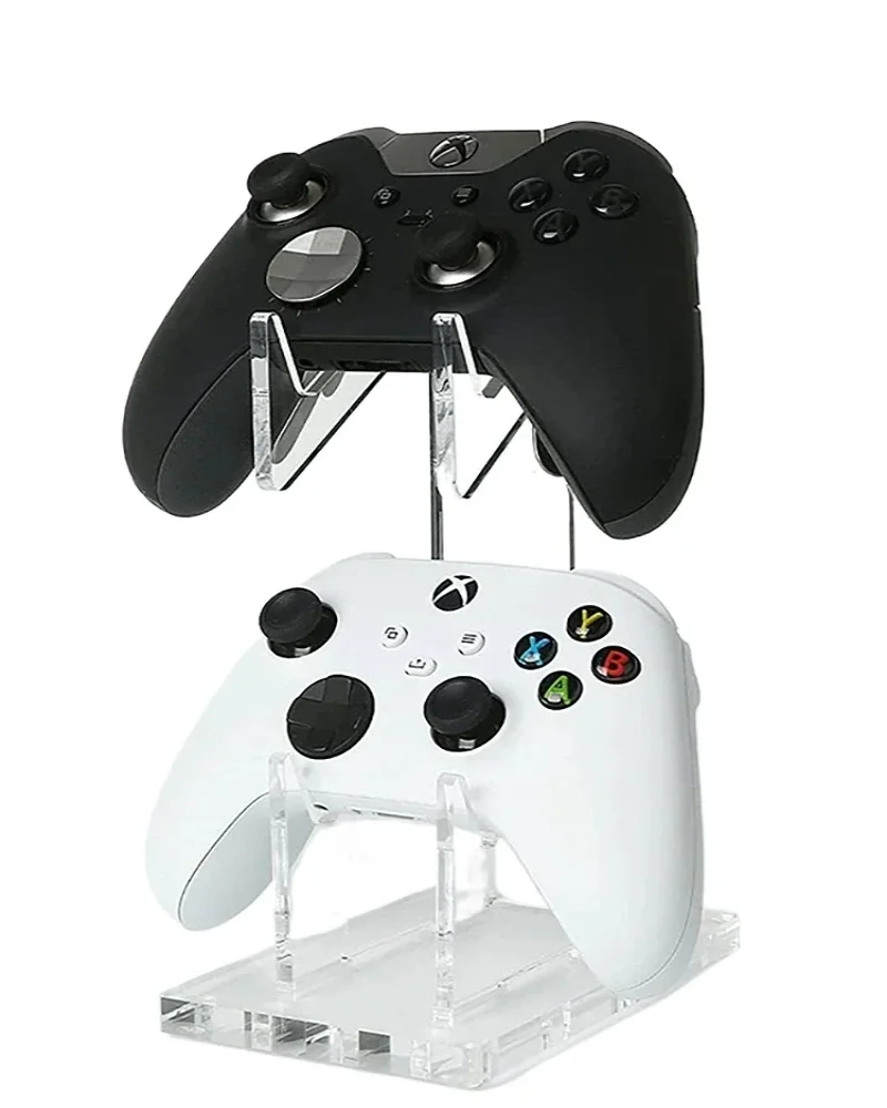 Acrylic Double-layer Game Controller Bracket for PS5/PS4/PS3 Desk Controller Holder Gamepad Joystick Mount for Xbox One/Series X
Acrylic Double-layer Game Controller Bracket for PS5/PS4/PS3 Desk Controller Holder Gamepad Joystick Mount for Xbox One/Series X