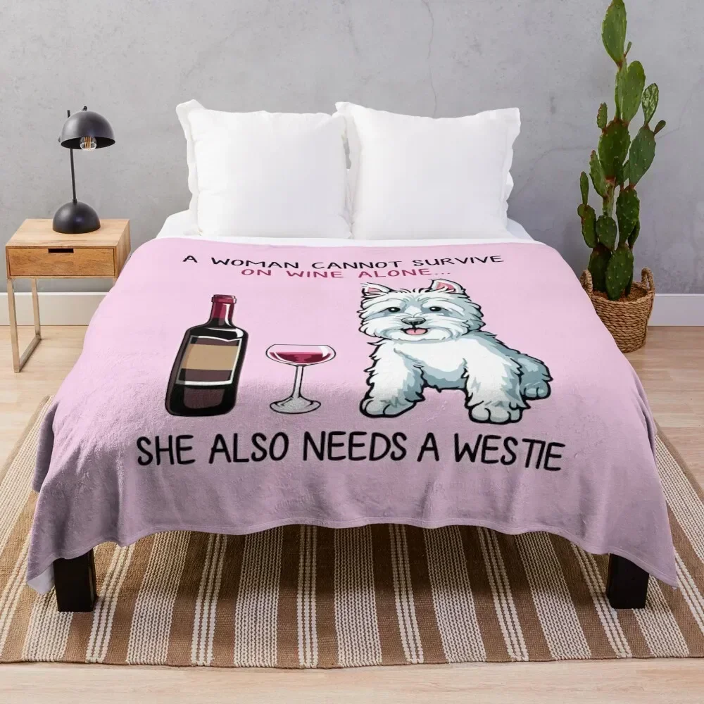 Westie and wine Funny dog Throw Blanket Warm Throw Blanket Gift for Anniversary
Westie and wine Funny dog Throw Blanket Warm Throw Blanket Gift for Anniversary