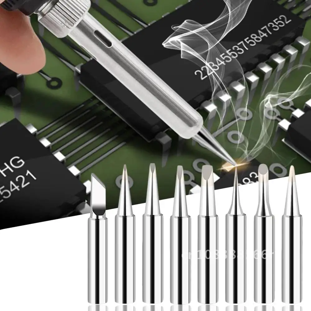 5 Pieces of Lead-free Soldering Iron Tips Pure Copper Replacement For Soldering Repair Station and Soldering Iron Kit
5 Pieces of Lead-free Soldering Iron Tips Pure Copper Replacement For Soldering Repair Station and Soldering Iron Kit
