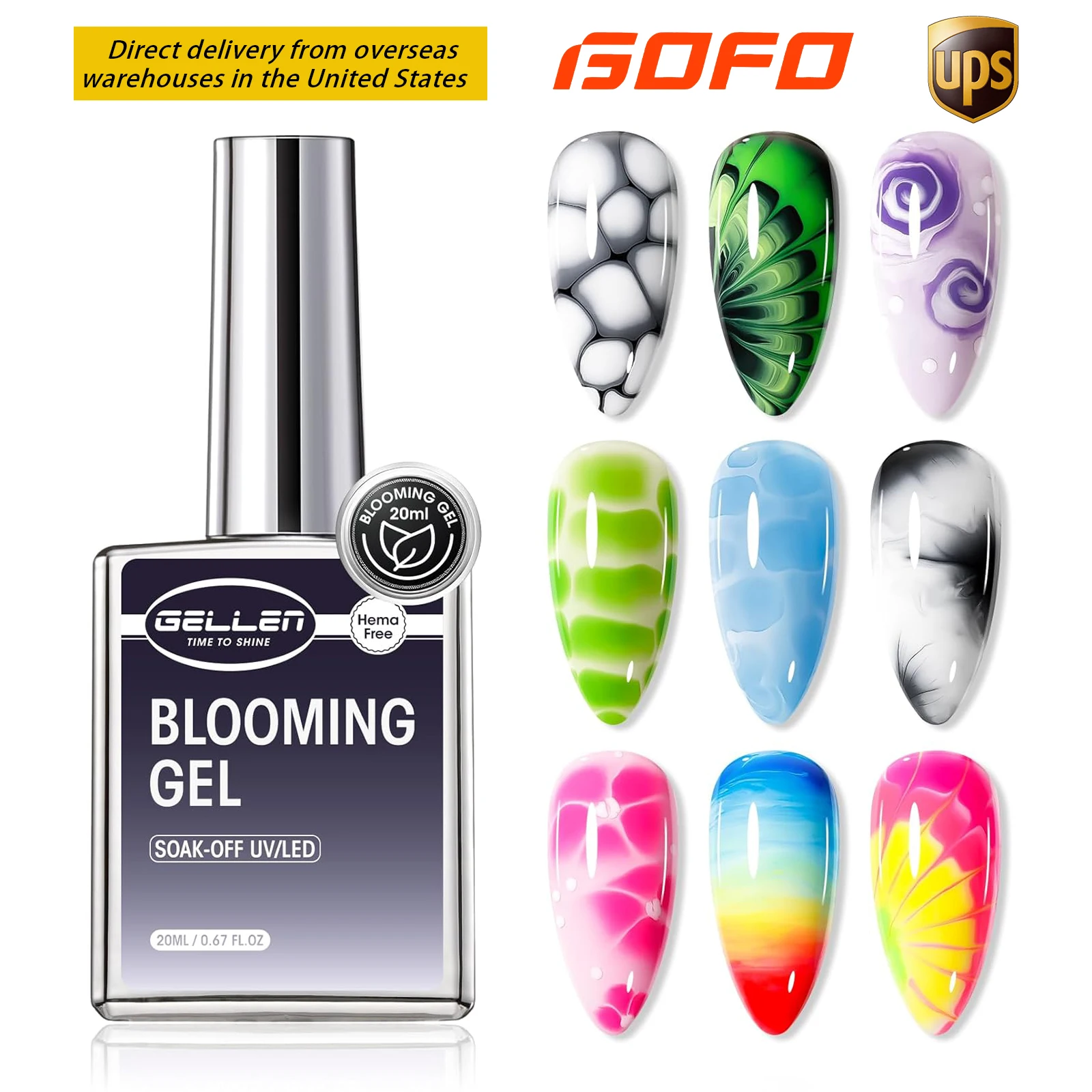 GELLEN 20ML Blooming Gel Nail Polish 2pcs Soak Off Clear UV Nail Lamp Art Design Manicure Marble Watercolor Floral Salon DIY
GELLEN 20ML Blooming Gel Nail Polish 2pcs Soak Off Clear UV Nail Lamp Art Design Manicure Marble Watercolor Floral Salon DIY