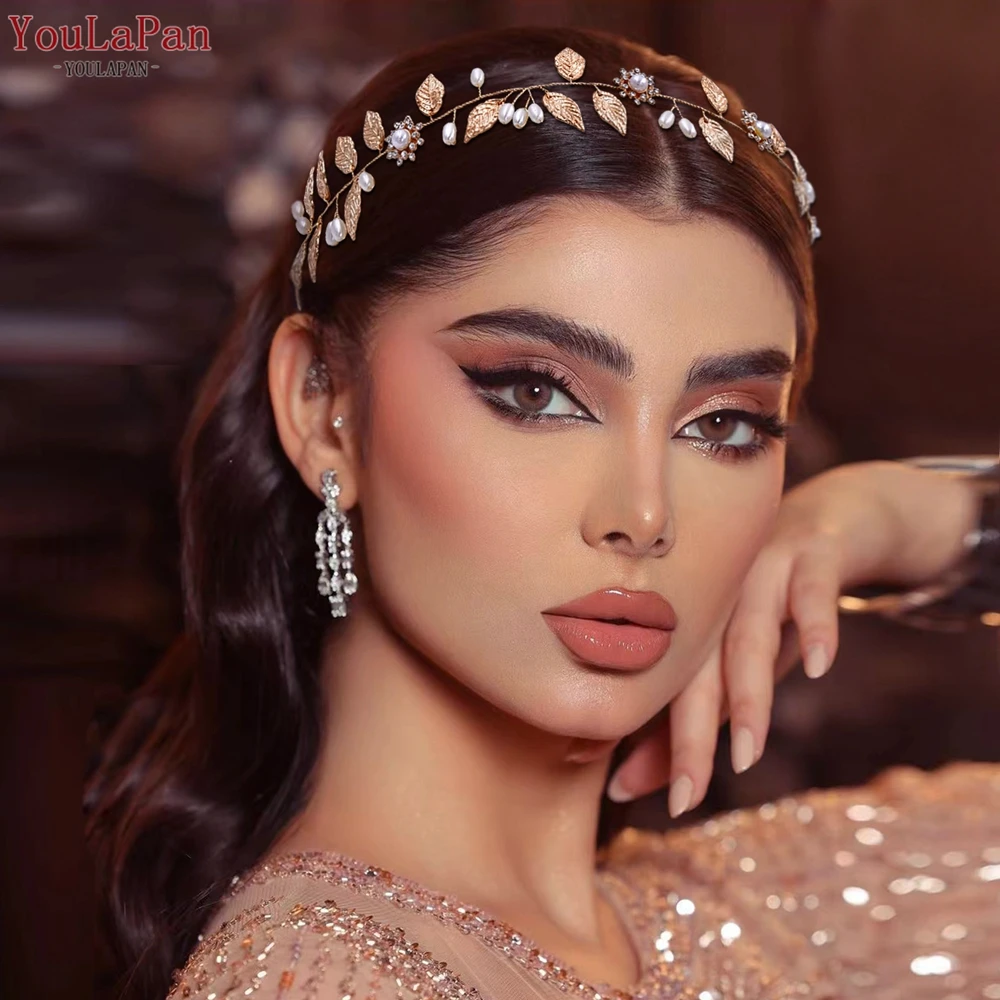 YouLaPan Bridal Pearl Hair Band Exquisite Gold Color Leaf with Pearl Decor Headpiece for Wedding Party Hair Decoration HP110
YouLaPan Bridal Pearl Hair Band Exquisite Gold Color Leaf with Pearl Decor Headpiece for Wedding Party Hair Decoration HP110