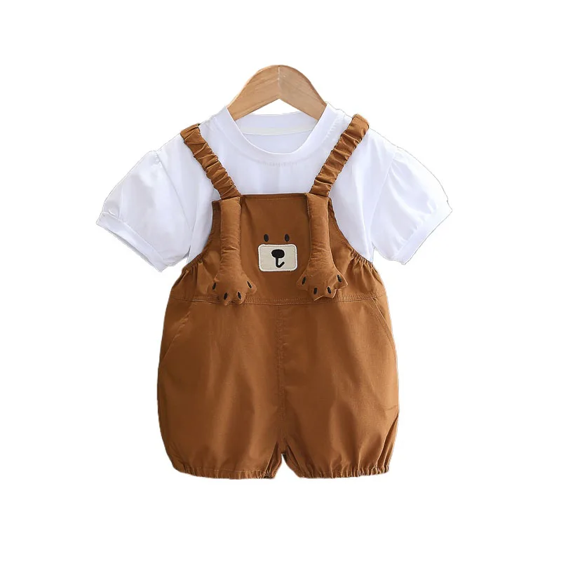 Toddler Boy Summer Clothes 2025 Korean Baby Boys Clothing 2 To 3 Years Cute Cartoon Short Sleeve T-shirts and Overalls Kids Suit
Toddler Boy Summer Clothes 2025 Korean Baby Boys Clothing 2 To 3 Years Cute Cartoon Short Sleeve T-shirts and Overalls Kids Suit