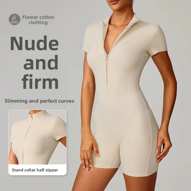 Летний новый стильный костюм для йоги на молнии с короткими рукавами, женский облегающий спортивный костюм для танцев и фитнеса, цельный купальник, костюм для фитнеса
Летний новый стильный костюм для йоги на молнии с короткими рукавами, женский облегающий спортивный костюм для танцев и фитнеса, цельный купальник, костюм для фитнеса