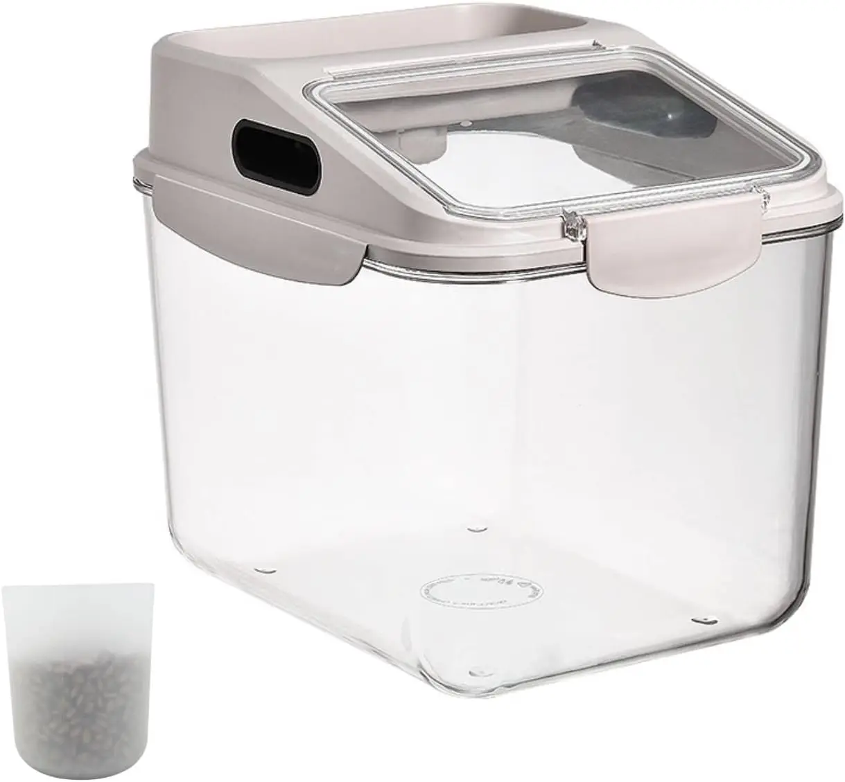 Герметичный контейнер для корма для животных на 2,5 кг с крышкой-защелкой для сухих лакомств, влагонепроницаемый прозрачный контейнер для хранения
Герметичный контейнер для корма для животных на 2,5 кг с крышкой-защелкой для сухих лакомств, влагонепроницаемый прозрачный контейнер для хранения