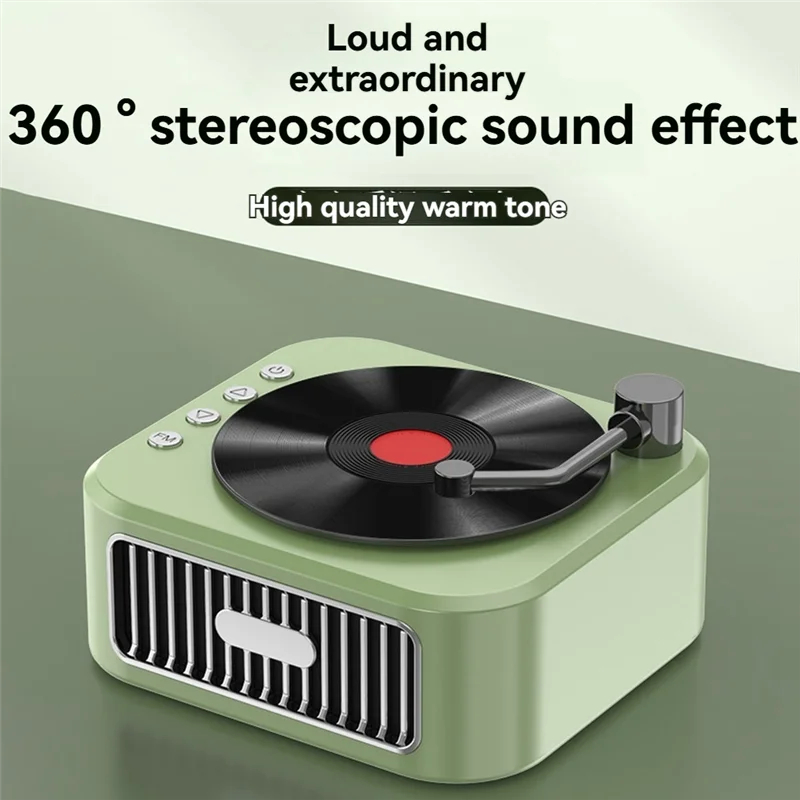 AC23-Retro Bluetooth5.3 Speaker 18Th Century Phonograph Style Speaker 360° Stereo Sound Vinyl Record C
AC23-Retro Bluetooth5.3 Speaker 18Th Century Phonograph Style Speaker 360° Stereo Sound Vinyl Record C