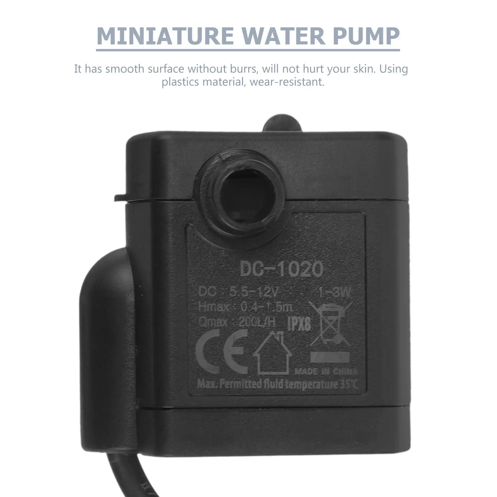 Mini Submersible Water Pump USB Hydroponics Fish Tank Fountain Quiet Safe Wear Resistance Practical Long Use Simple Design
Mini Submersible Water Pump USB Hydroponics Fish Tank Fountain Quiet Safe Wear Resistance Practical Long Use Simple Design