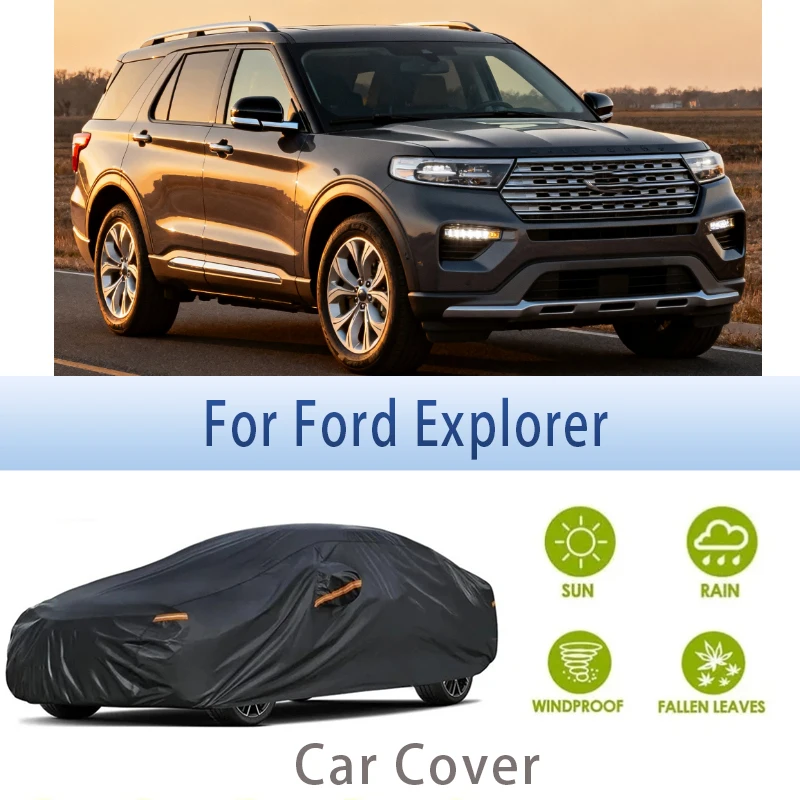 For Ford Explorer Outdoor Protection Full Car Covers Snow Cover Sunshade Waterproof Dustproof Exterior Car accessories
For Ford Explorer Outdoor Protection Full Car Covers Snow Cover Sunshade Waterproof Dustproof Exterior Car accessories