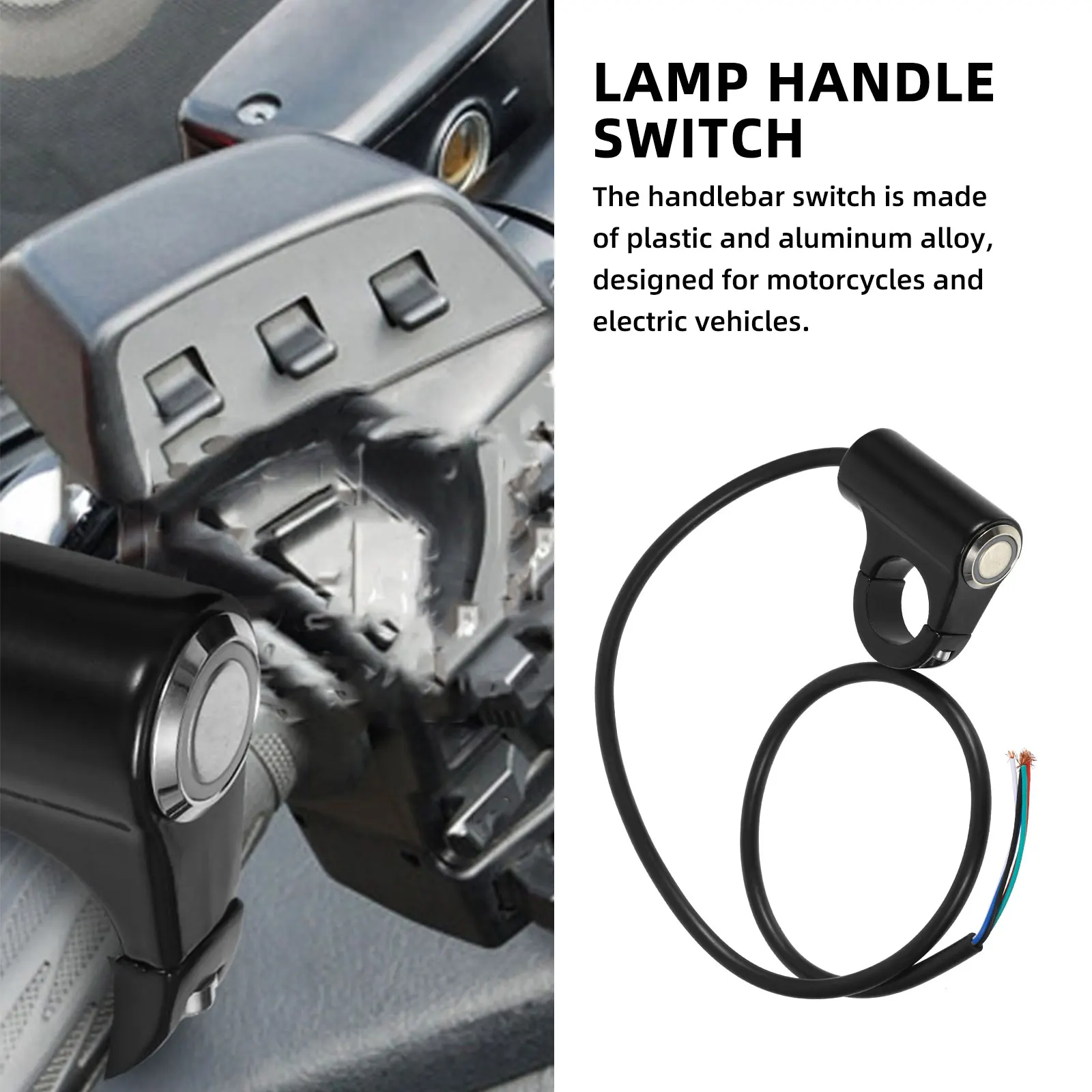 Motorcycle Handlebar Switch 7/8 Blue Light Self Lock Button Aluminum Alloy Headlight Control Horn Indicator Lamp Spotlight
Motorcycle Handlebar Switch 7/8 Blue Light Self Lock Button Aluminum Alloy Headlight Control Horn Indicator Lamp Spotlight