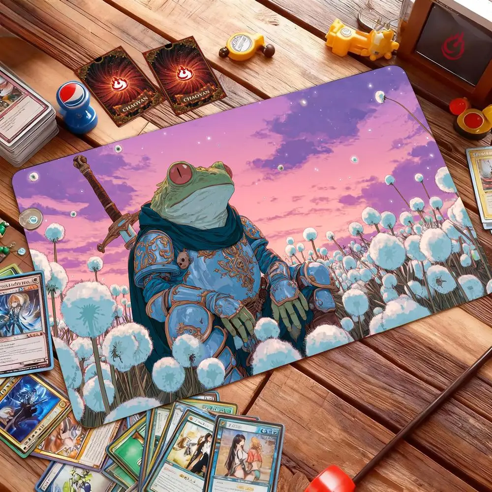 Dandelion and Frog Knight Magic Card Battle Mat MTG Playmat Anti-slip Base 35X60CM gathering gaming mats Board Game Mat for TCG
Dandelion and Frog Knight Magic Card Battle Mat MTG Playmat Anti-slip Base 35X60CM gathering gaming mats Board Game Mat for TCG
