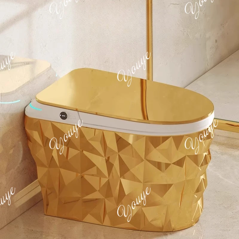 Golden smart toilet, automatic flip, integrated household instant heating voice siphon toilet, no water pressure limit
Golden smart toilet, automatic flip, integrated household instant heating voice siphon toilet, no water pressure limit