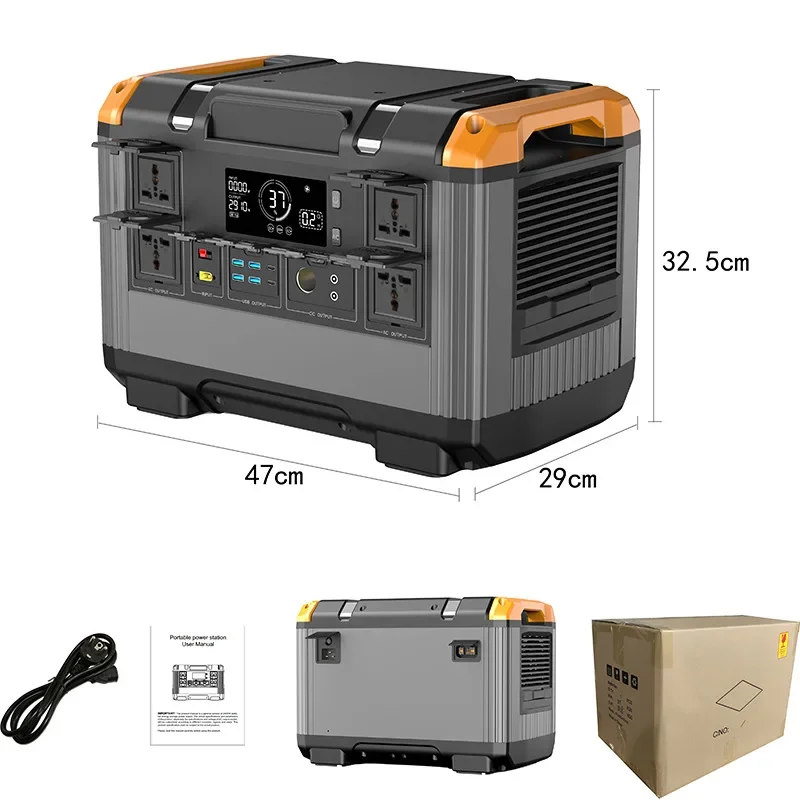 2400W Off-grid Energy Storage Solar Power Generation System Photovoltaic Generator Inverter Integrated Ma Chine
2400W Off-grid Energy Storage Solar Power Generation System Photovoltaic Generator Inverter Integrated Ma Chine