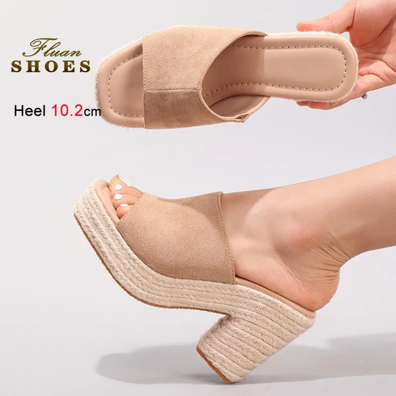 Wedge Heel Thick Soled Women Slippers Casual Flat Sole Sandals Hemp Rope Woven Breathable Slippers Fashion Versatile Lady Shoes
Wedge Heel Thick Soled Women Slippers Casual Flat Sole Sandals Hemp Rope Woven Breathable Slippers Fashion Versatile Lady Shoes