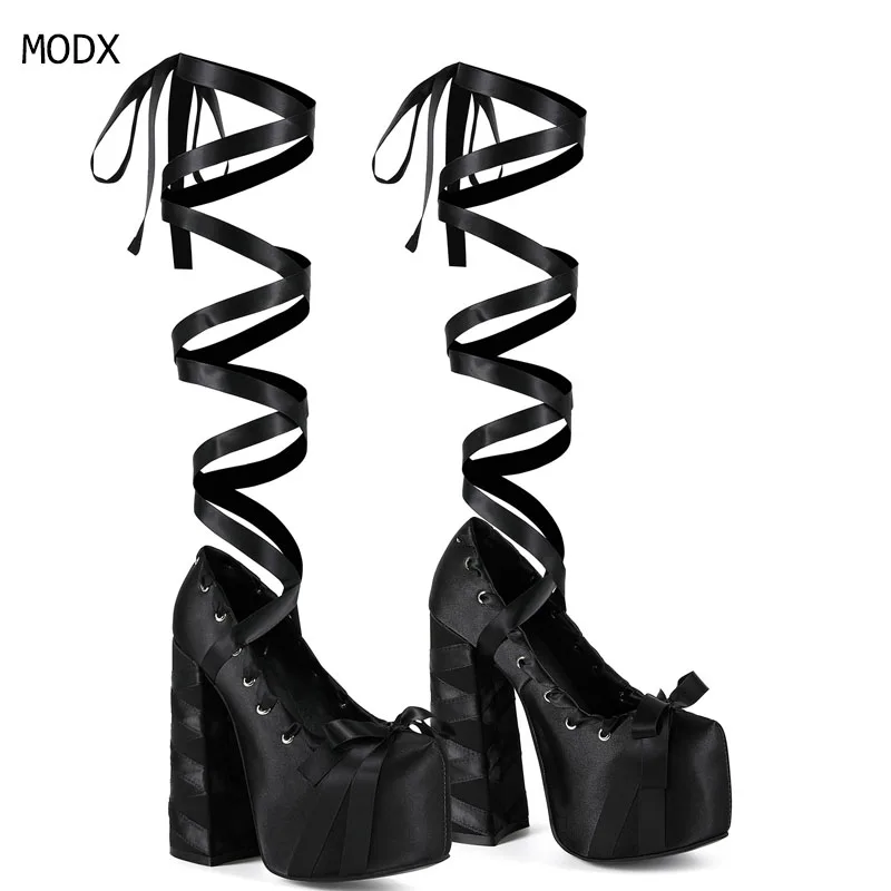 Cross-tied Ballet Shoes Square Toe High Heels Women Satin Designer Pumps Dress Shoe Fashion Bowknot Elegant Sandals Ladies
Cross-tied Ballet Shoes Square Toe High Heels Women Satin Designer Pumps Dress Shoe Fashion Bowknot Elegant Sandals Ladies