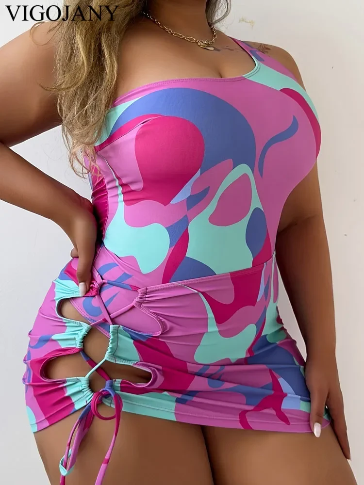 VigoJany 2025 Sexy Print 2 Piece Plus Size Swimwear Women One-shoulder Large One Piece Swimsuit Brazilian Chubby Bathing Suit
VigoJany 2025 Sexy Print 2 Piece Plus Size Swimwear Women One-shoulder Large One Piece Swimsuit Brazilian Chubby Bathing Suit