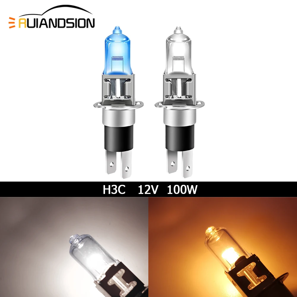 2PCS H3C H3 H7 HID Xenon 100W 12V Halogen Headlight Fog Light Car Bulbs Halogen Lamp Car HeadLight Replacement Bulb 6000K 4300K
2PCS H3C H3 H7 HID Xenon 100W 12V Halogen Headlight Fog Light Car Bulbs Halogen Lamp Car HeadLight Replacement Bulb 6000K 4300K