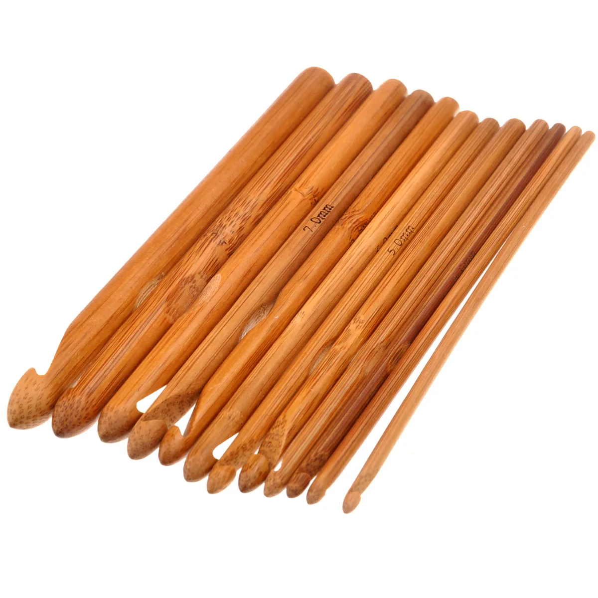12 Pcs Crochet Hook Set Carbonized Bamboo Needles 3 0mm 10 0mm Knitting Sweater Lace Ergonomic Lightweight Durable
12 Pcs Crochet Hook Set Carbonized Bamboo Needles 3 0mm 10 0mm Knitting Sweater Lace Ergonomic Lightweight Durable