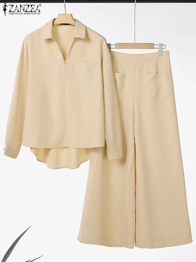 Весенние женские одинаковые комплекты 2023 года, осенние наряды ZANZEA, модная блузка с длинными рукавами из 2 предметов, брючный костюм, повседневные однотонные рабочие спортивные костюмы
Весенние женские одинаковые комплекты 2023 года, осенние наряды ZANZEA, модная блузка с длинными рукавами из 2 предметов, брючный костюм, повседневные однотонные рабочие спортивные костюмы