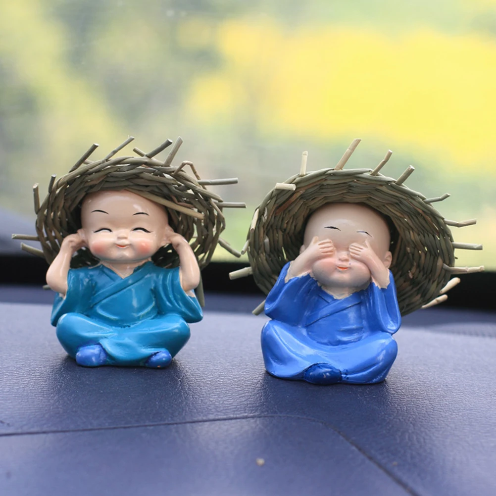 4Pcs Straw Hat Monk Figurines Lovely Car Decor Home Office Ornament Use Gift Idea Car Interior Decoration
4Pcs Straw Hat Monk Figurines Lovely Car Decor Home Office Ornament Use Gift Idea Car Interior Decoration