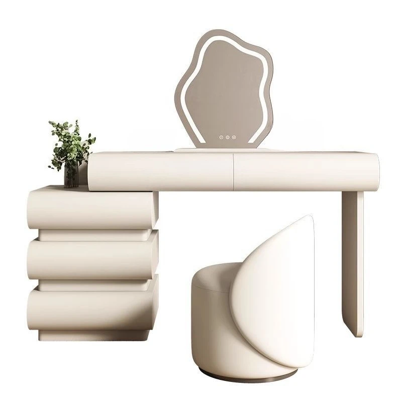 Cream wind makeup table new dresser simple bedroom light luxury desk solid wood makeup table integrated
Cream wind makeup table new dresser simple bedroom light luxury desk solid wood makeup table integrated