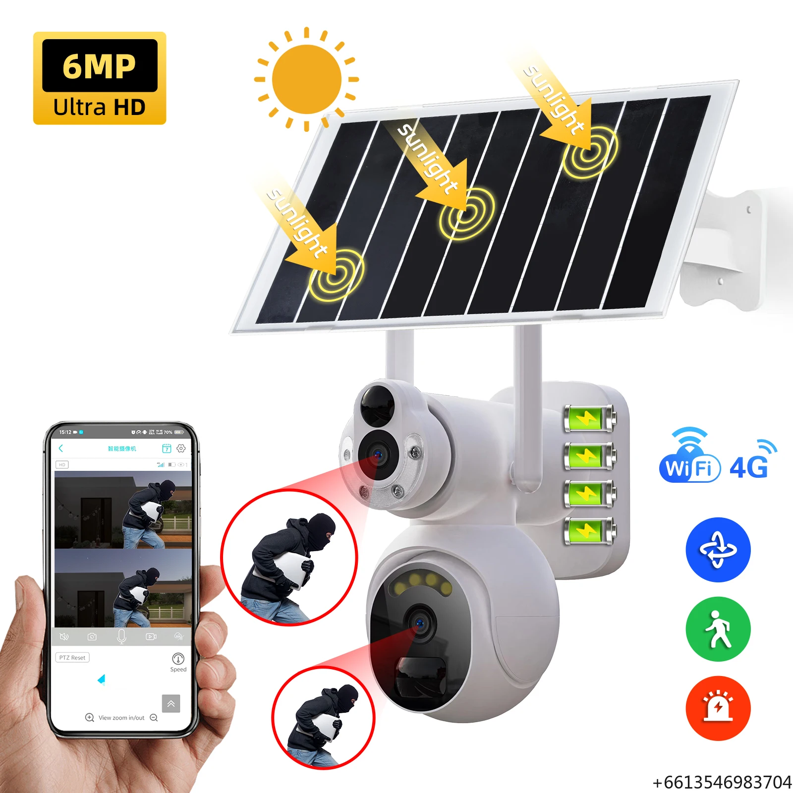 2K 4K Dual Lens Smart Wifi 4G LTE 360 PTZ Wireless Outdoor CCTV Solar Camera ZCVision Wholesale Security Cameras System
2K 4K Dual Lens Smart Wifi 4G LTE 360 PTZ Wireless Outdoor CCTV Solar Camera ZCVision Wholesale Security Cameras System