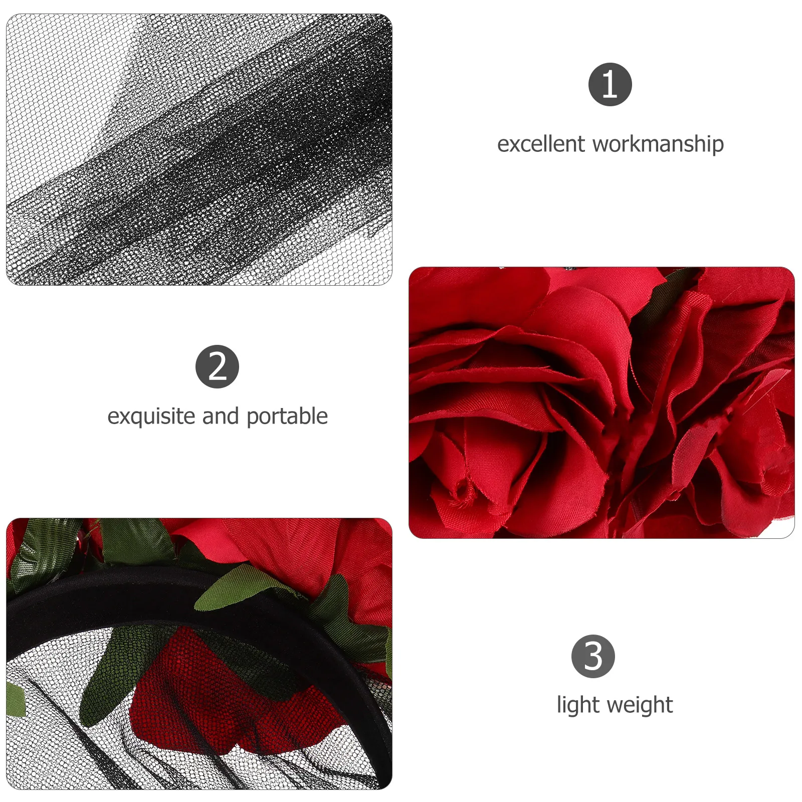 Festival Outfit Women Simulated Rose Head Hoop Girl Hair Accessories Headband Red Bride
Festival Outfit Women Simulated Rose Head Hoop Girl Hair Accessories Headband Red Bride