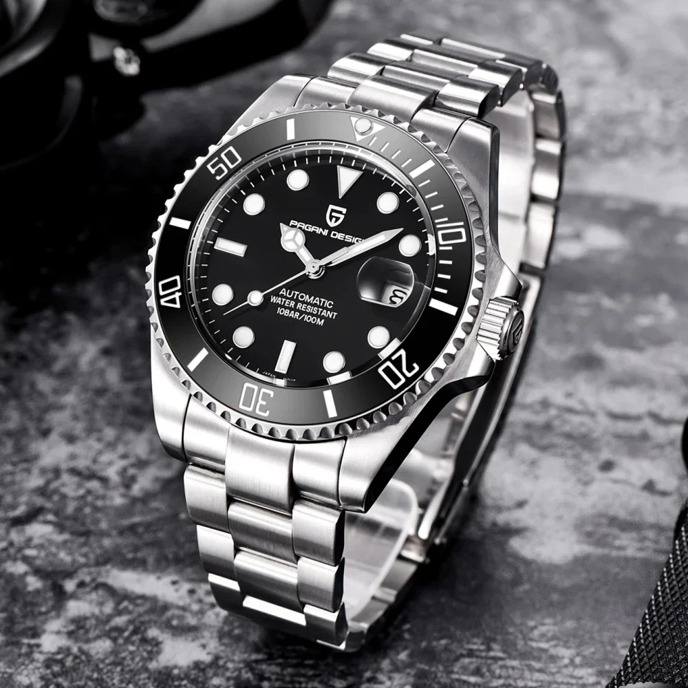 PAGANI DESIGN Top Brand Automatic Watch Luxury Sapphire Glass Mechanical Wristwatch Sports Stainless Steel Waterproof Men Watch
PAGANI DESIGN Top Brand Automatic Watch Luxury Sapphire Glass Mechanical Wristwatch Sports Stainless Steel Waterproof Men Watch