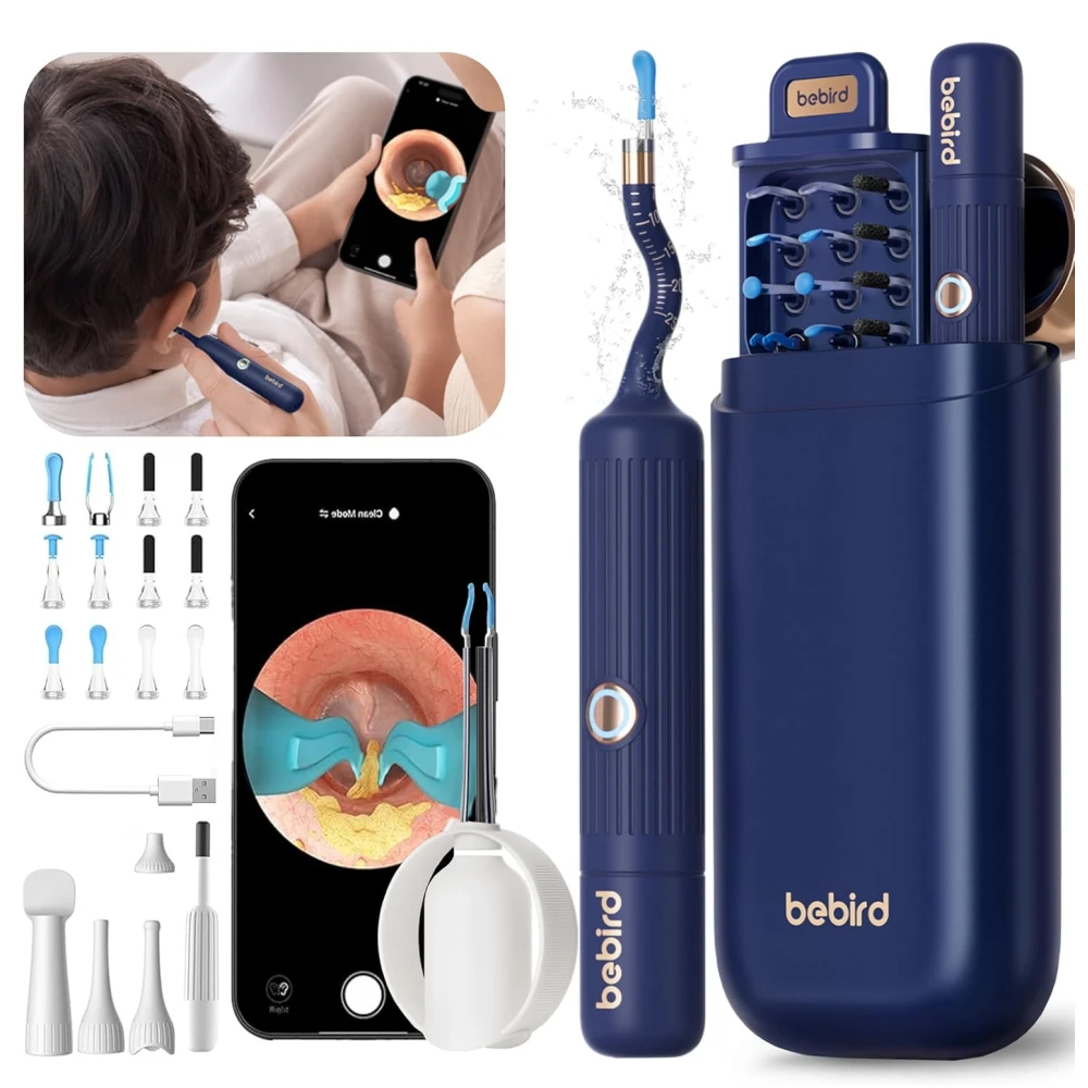 Ушная ложка Bebird EarSight Plus Visual Earpick, гибкая и доступная ушная штанга «все в 1» с 6 светодиодами, камера 1000 Вт, чистые уши
Ушная ложка Bebird EarSight Plus Visual Earpick, гибкая и доступная ушная штанга «все в 1» с 6 светодиодами, камера 1000 Вт, чистые уши