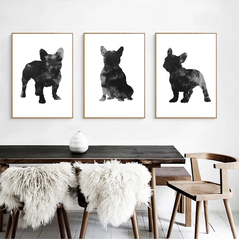 3Pcs/Set Simple Black White Animal Abstract Dog Canvas Poster, Wall Art Modern Living Room Dining Room, Home Decor Frameless
3Pcs/Set Simple Black White Animal Abstract Dog Canvas Poster, Wall Art Modern Living Room Dining Room, Home Decor Frameless