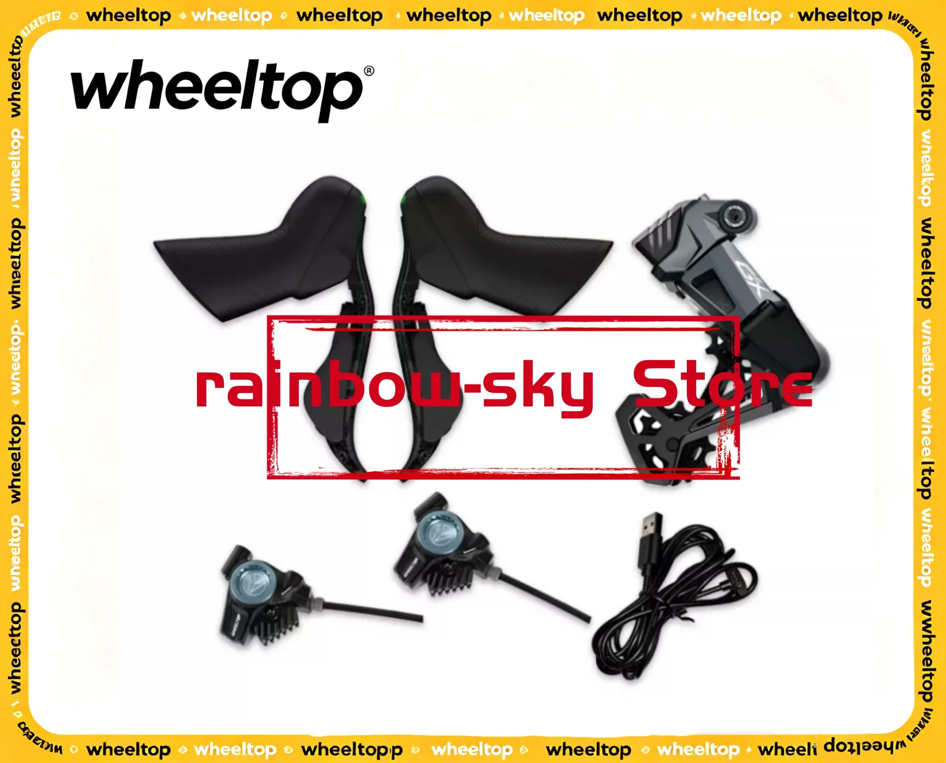 WHEELTOP EDS GeX gravel bike, 3-14s hydraulic disc brake + Shifter + rear Derailleur groupset
WHEELTOP EDS GeX gravel bike, 3-14s hydraulic disc brake + Shifter + rear Derailleur groupset