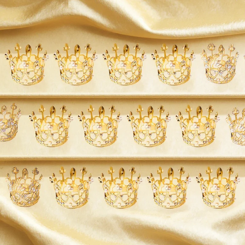 12 Pcs Jewelry Pearl Crown Napkin Buckle Bride Tiara Zinc Alloy Fancy Metal Rings
12 Pcs Jewelry Pearl Crown Napkin Buckle Bride Tiara Zinc Alloy Fancy Metal Rings