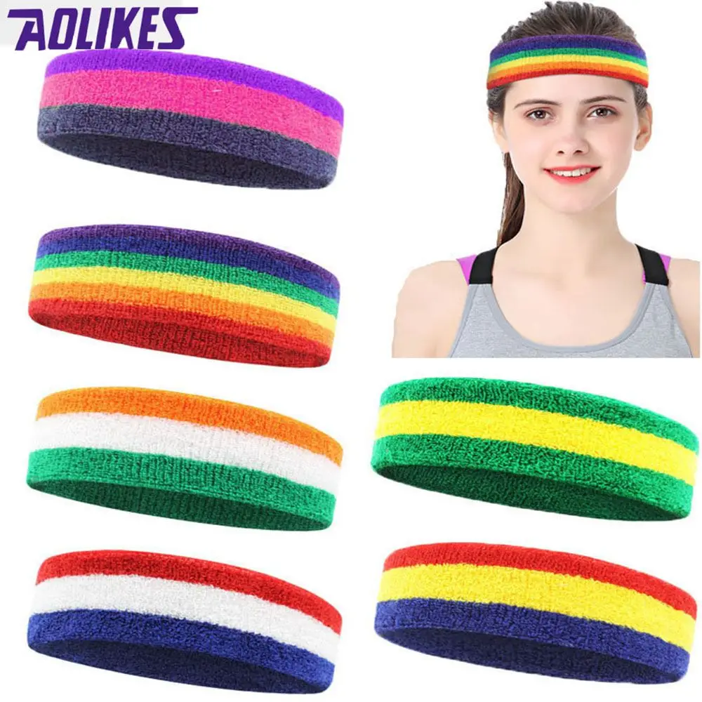 High Quality Men Women Elastic Sweat Headband Cycling Sweatband Fitness Running Headband Head Sweat Bands
High Quality Men Women Elastic Sweat Headband Cycling Sweatband Fitness Running Headband Head Sweat Bands