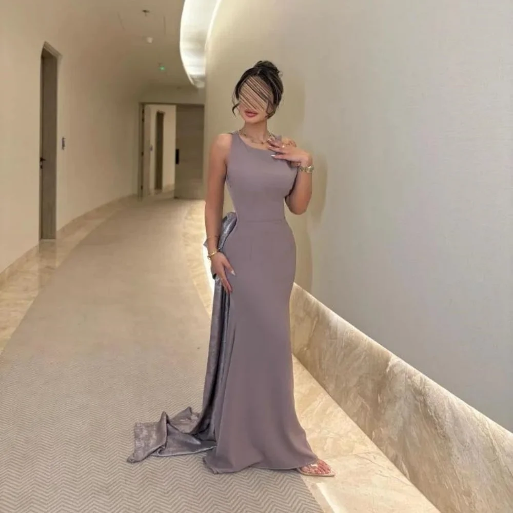 Customized Exquisite Spaghetti Strap Mermaid Evening Dresses Charming Ruched Prom Dress Sexy Bow Party Gown فساتين سهرة
Customized Exquisite Spaghetti Strap Mermaid Evening Dresses Charming Ruched Prom Dress Sexy Bow Party Gown فساتين سهرة