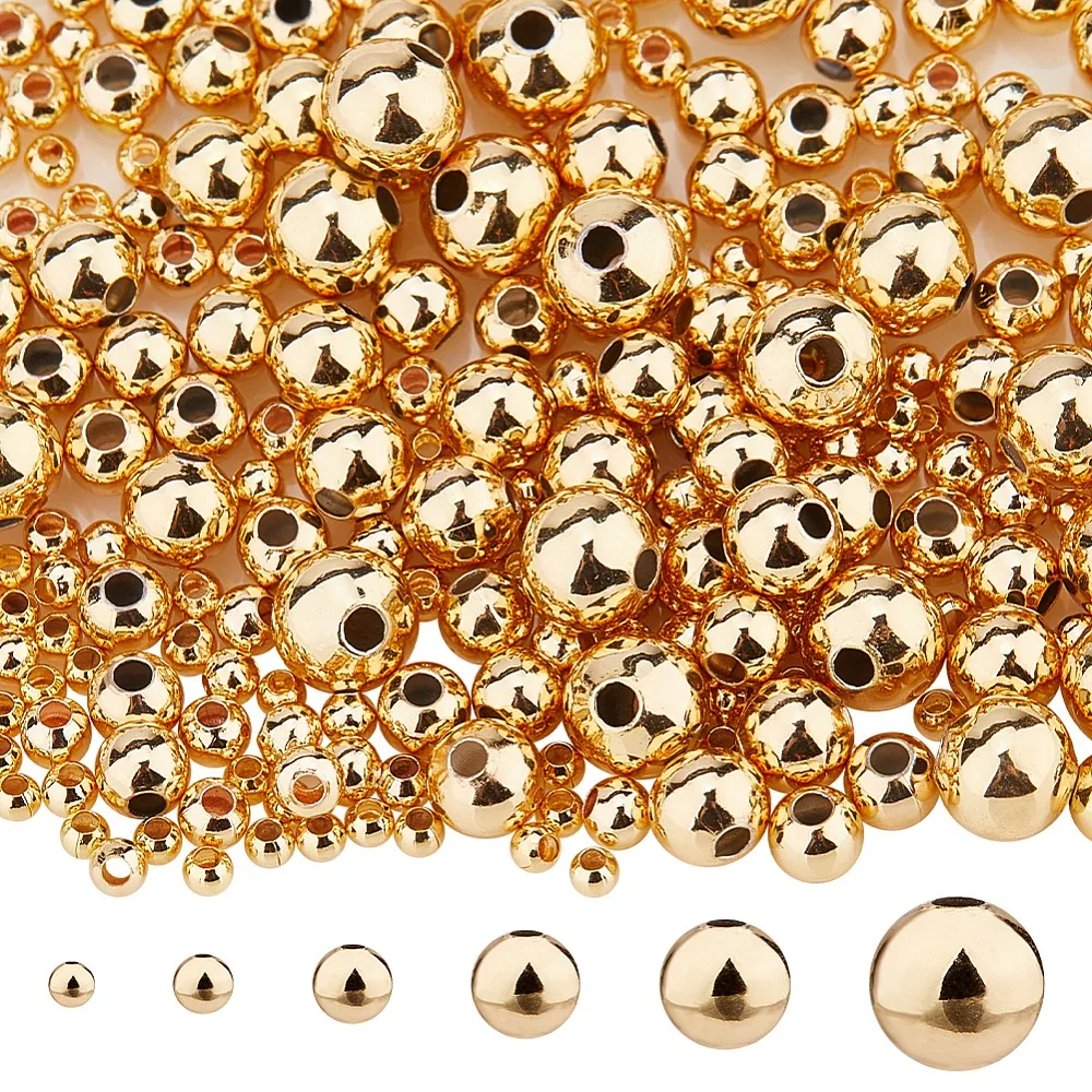 240Pcs Brass Round Spacer Beads Real 18K Gold Plated 2~6mm Hole: 1~1.4mm
240Pcs Brass Round Spacer Beads Real 18K Gold Plated 2~6mm Hole: 1~1.4mm